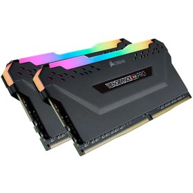 تصویر رم DDR4 دسکتاپ 16 گیگابایت 3200Mhz CL16 کورسیر مدل VENGEANCE RGB Pro دو کاناله 