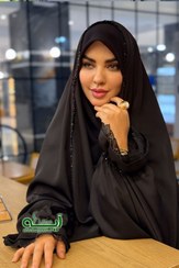 تصویر چادر عربی مچ پلیسه - پارچه ویکتوریا 