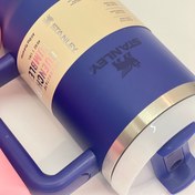 تصویر تامبلر استنلی دسته دار - سرمه ای 