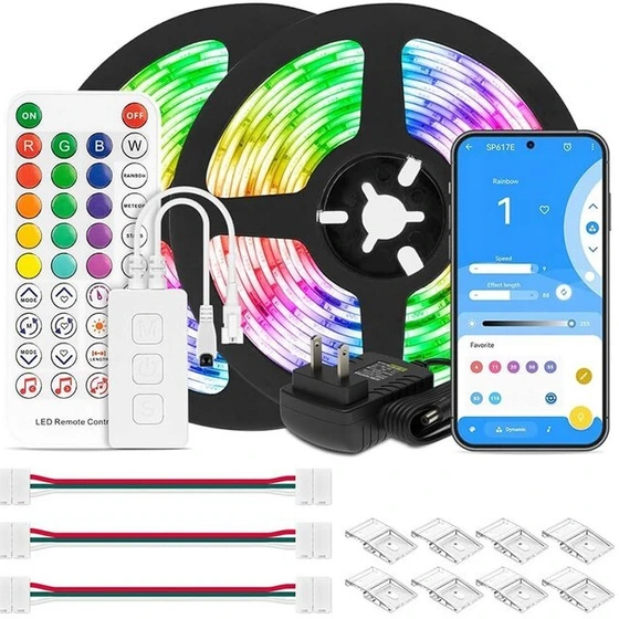 خرید و قیمت نوار RGB سایز 10 متری برند BTF-LIGHTING | ترب