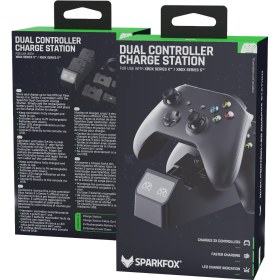 تصویر پایه شارژر اسپارک فاکس رنگ Sparkfox Dual Controller charge Station