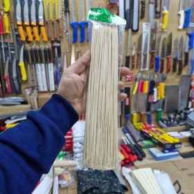 تصویر سیخ چوبی 30سانت 50 عددی 