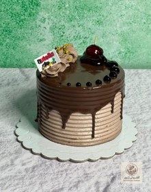 تصویر کیک نوتلا 2 نفره | کد: ZNB-10V1 