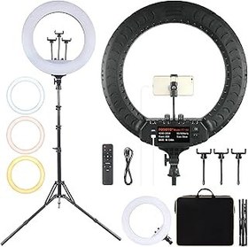 تصویر MIRHA RL-21 RING LIGHT: تجربه نهایی روشنایی LED 21 اینچی برای همه سازندگان محتوا MIRHA RL-21 Ring Light: The Ultimate 21-Inch LED Lighting Experience for All Content Creators