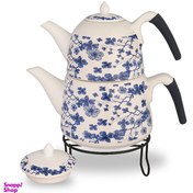 تصویر ست کتری و قوری چینی ریور کد 9101 