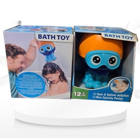 تصویر اسباب بازی حمام هشت پا آبریز به صورت مکانیکی 