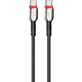 تصویر کابل USB-C هیسکا مدل LX-841CC طول 1.2 متر LX-841CC hiska charging cable