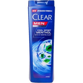 تصویر شامپو ضدشوره آقایان کلیر خنک کننده نعنایی 400 میل Clear Anti-Dandruff & Cool Sport Menthol Shampoo For Men