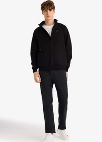 تصویر سویشرت مردانه مشکی دفکتو 