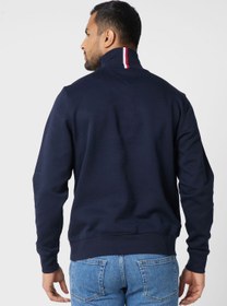 تصویر سویشرت زیپ‌دار لوگو برند Tommy Hilfiger Logo Zip Through Sweatshirt