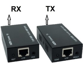 تصویر توسعه دهنده و ريپيتر تصوير HDMI تا 50 متر پی نت ا P-Net HDMI Extender P-Net HDMI Extender