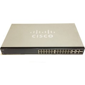 تصویر سوئیچ سیسکو مدل SG300-28P ا Cisco Small Business Switch SG300-28P Cisco Small Business Switch SG300-28P