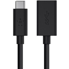 تصویر مبدل USB-A به USB-C بلکین مدل F2CU036btBLK F2CU036btBLK