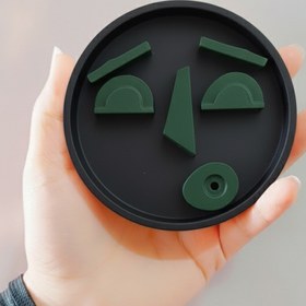 تصویر قالب سیلیکونی جاعودی مدل ایموجی قطر ۹/۵ سانت 