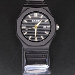 تصویر ساعت مچی مردانه کاسیو بند سیلیکونی صفحه مشکی 