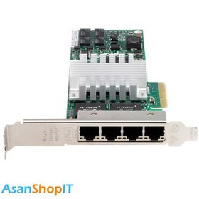 تصویر کارت شبکه سرور اچ پی مدل NC364T کارکرده Used HP Ethernet NC364T 1GB 4-Port Adapter