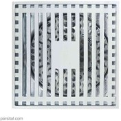 تصویر کفشور برنجی جاستایم نرده ای کروم C0303-64-79CP justime-floor-drain-code-c0303-64-79cp-brass