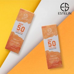 تصویر لوسیون ضدآفتاب استلین فوق العاده آبرسان, روشن کننده وضدپیری SPF50- 75g - ضد پیری و روشن کننده / NEW TREND ESTELIN SUPER MOISTURIZING, BRIGHTENING & ANTI- AGING SUNSCREEN LOTION SPF 50- 75g