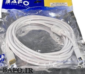 تصویر کابل افزایش طول USB3 ۳ متری بافو | کابل USB3.0 AM AF 3M BAFO 