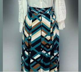 تصویر دامن طرح دار 