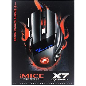 تصویر ماوس گیمینگ آیمایس مدل X7 با سیم 