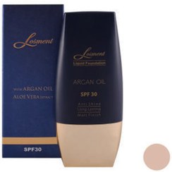 تصویر کرم پودر تیوپی لوسمنت حاوی آرگان و SPF 30 شماره ۲۲۱ حجم ۳۵ میلی لیتر Losment Liquid Foundation no.221 35ml