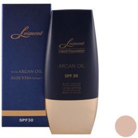 تصویر کرم پودر تیوپی لوسمنت حاوی آرگان و SPF 30 شماره ۲۲۱ حجم ۳۵ میلی لیتر Losment Liquid Foundation no.221 35ml