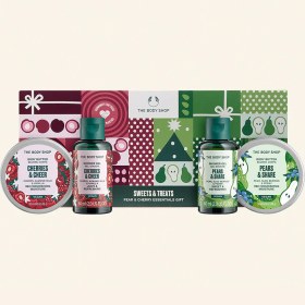 تصویر Body Shop Sweets & Treats Pear & Cherry Essential Gift 