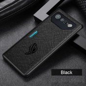 تصویر گارد بافت دار ایسوس ROG Phone 6 Cross Pattern Leather Case 