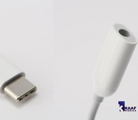 تصویر تبدیل جک هدفون تایپ سی به 3.5MM اورجینال Type_c to 3.5mm