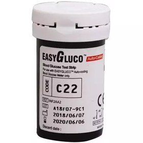 تصویر نوار تست قندخون ایزی گلوکو Easy Gluco 