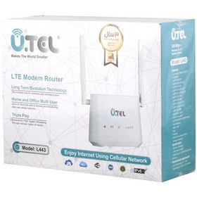 تصویر مودم همراه سیمکارتی ۲ آنتن U.TEL L443 LTE ADSL 300M 