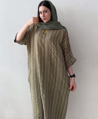 تصویر کفتان دوجیب یقه کوبایی 