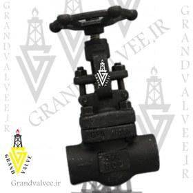 تصویر شیرفلکه سوزنی "3/4 اینچ کلاس 800 فولاد فورج جوشی GLOBE VALVE 3/4"#800 WCB A105 SW