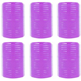 تصویر بیگودی مدل چسبی کد 04 بسته 6 عددی Adhesive hair curlers, code 04, pack of 6