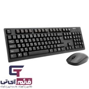 تصویر کیبورد و موس بی سیم تسکو مدل TKM 7019W TSCO TKM 7019W Wireless keyboard and Mouse