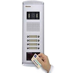 تصویر پنل آیفون تصویری تک واحدی سیماران مدل فراز کارتی VFAC1/N Card reader Video door phone panel one unit Simaran model VFAC1/N Faraz karti