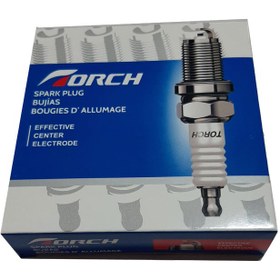 تصویر شمع موتور تک پلاتین پایه بلند 206 و پژو با موتورTU5 - تورچ (Torch) spark plug Torch