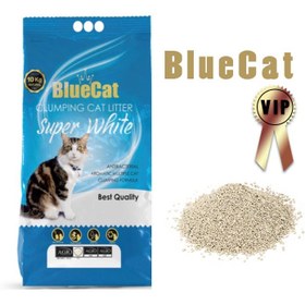 تصویر خاک گربه ساده بلوکت وی آی پی 10 کیلوگرم ( ارسال فقط تهران ) blue cat vip cat litter 10 kg