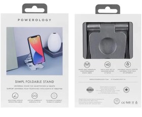 تصویر پایه نگهدارنده موبایل تاشو پاورلوژی Powerology SIMPL Foldable Stand 