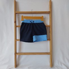 تصویر مایو و شلوارک ساحلی پسرانه 