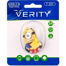 تصویر فلش مموری وریتی مدل T231 ظرفیت 32 گیگابایت Verity T231 Flash Memory 32GB