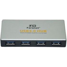 تصویر هاب USB 3.0 چهار پورت فرانت FN-U3H402 