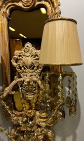 تصویر دیوارکوب لوستری کریستالی کد 5003 