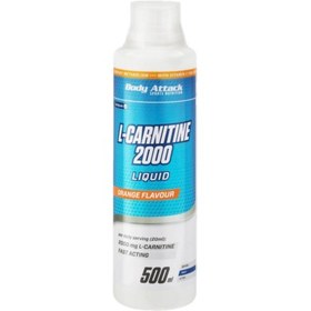 تصویر مایع الکارنیتین بادی اتک 500 میل Body Attack L-Carnitine Liquid 2000 