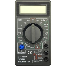 تصویر مولتی متر دیجیتالی DT-830D 