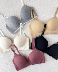 تصویر سوتین اسفنجی دبل جک مشکی سایز ۸۵ A 