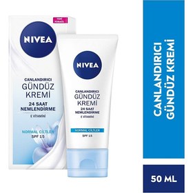 تصویر لوسیون و کرم زنانه رنگارنگ برند Nivea S2ND41Z8 Nivea Essentials Canlandırıcı Normal Ciltler İçin SPF 15 Gündüz Kremi