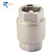 تصویر شیر یکطرفه فنری دنده ای برنجی سیم ایتالیا 