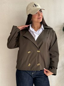 تصویر ترنچ کت کراپ 00314 